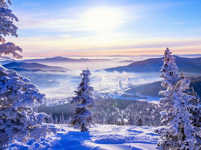 Завораживающие панорамы зимней Шории