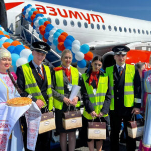 Авиакомпания Азимут начала полеты в Чебоксары из Минеральных Вод и Сургута