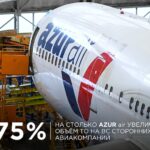 AZUR air почти в четыре раза увеличила объем периодического технического обслуживания воздушных судов других авиакомпаний РФ